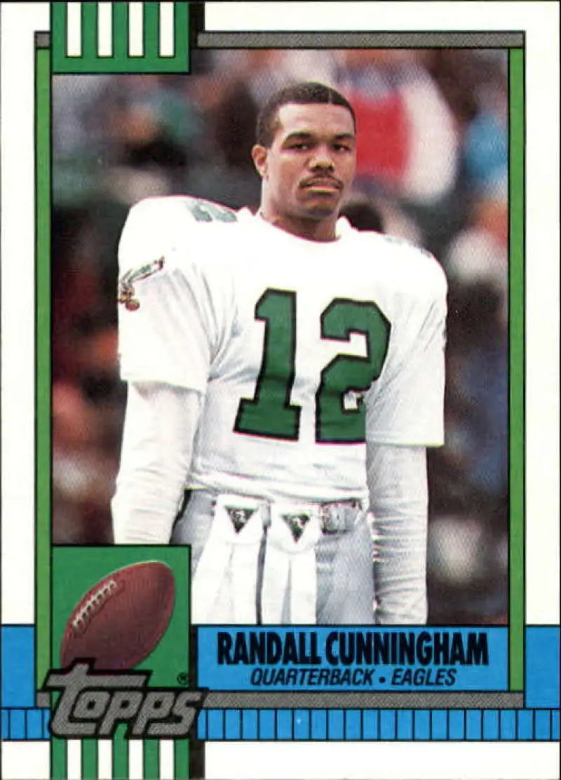 1990 Topps #93 Randall Cunningham EX Excellent Philadelphia Eagles Football Card - Football Card Single