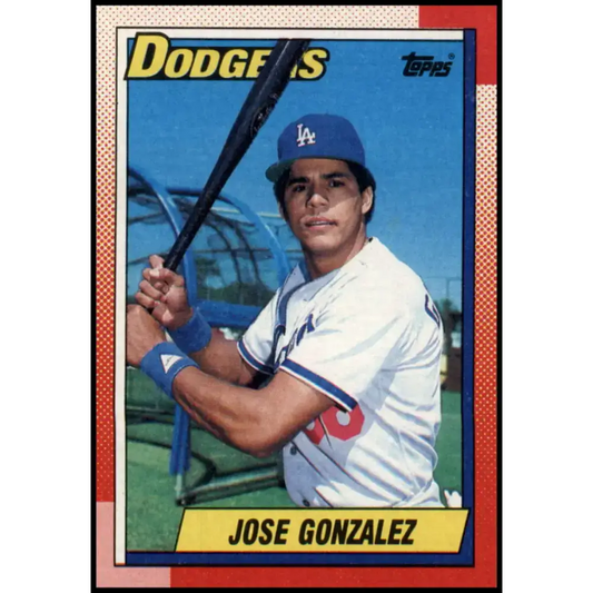 1990 Topps #98 Jose Gonzalez NM-MT Los Angeles Dodgers Baseball Card - Baseball Card Single