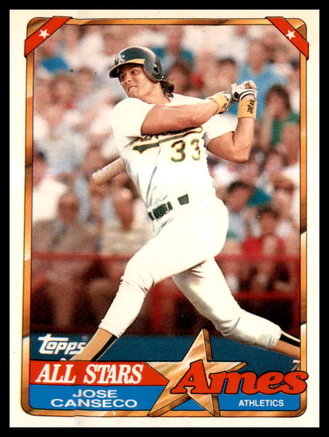 1990 Topps Ames All-Stars #29 Jose Canseco - Baseball Card Single