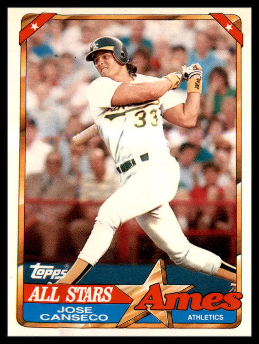 1990 Topps Ames All-Stars #29 Jose Canseco - Baseball Card Single