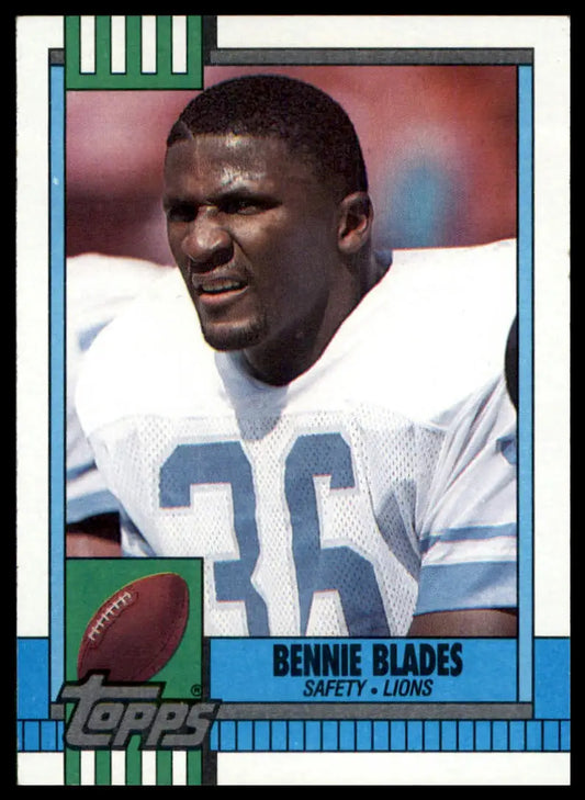 1990 Topps Bennie Blades 361 Detroit Lions NM - Football Card Single