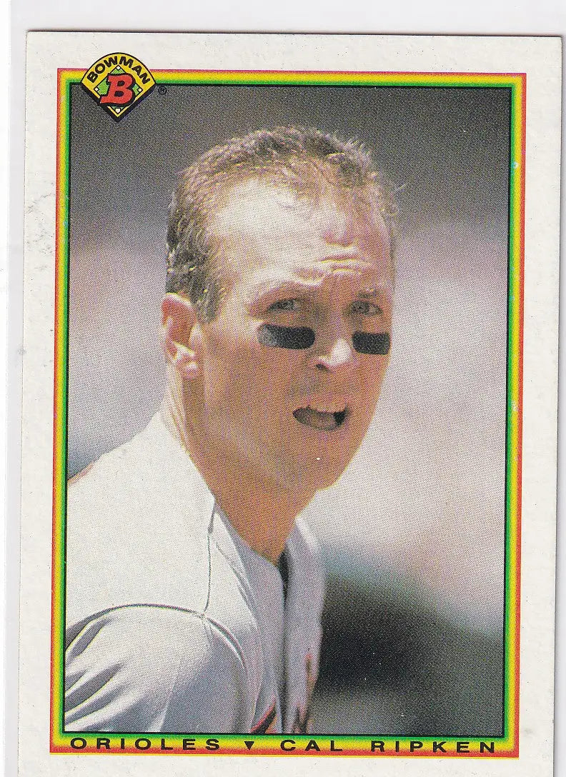 1990 TOPPS BOWMAN #255 CAL RIPKEN JR- BALTIMORE ORIOLES
