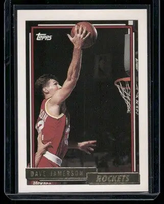 1990 Topps Dave Jamerson #179 Gold Basketball - Basketball Card Single