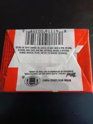 1990 Topps Football - Sealed wax pack. One pack. 15 cards. NFL. EX - EX+ - Football Card Box