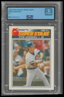 1990 Topps Kmart Super Stars #2 Ryne Sandberg MPE 8.5 - Baseball Card Single