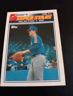 1990 Topps Kmart Superstars - Nolan Ryan #25. Rangers. NRMT+ - Baseball Card Single