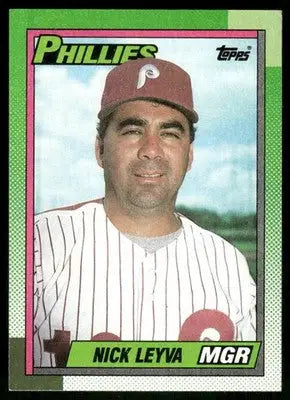 1990 Topps Nick Leyva #499 Baseball - Baseball Card Single