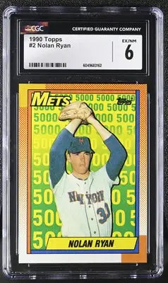 1990 Topps Nolan Ryan #2 Baseball CGC 6
