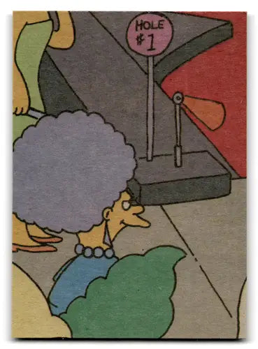 1990 Topps The Simpsons #54 There’s only so much one hell raisin kid ca ID:70328 - Non-Sports Card Single