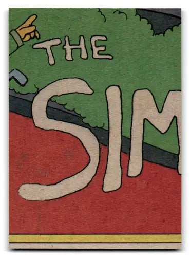 1990 Topps The Simpsons #8 Calm down boy It was just a nightmare NM-MT ID:70311 - Non-Sports Card Single