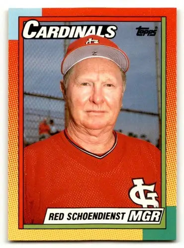 1990 Topps Traded #113T Red Schoendienst St. Louis Cardinals Basebal ID:53962 - Baseball Card Single