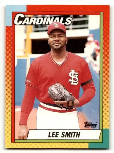 1990 Topps Traded #118T Lee Smith St. Louis Cardinals Baseball Cards ID:53935 - Baseball Card Single