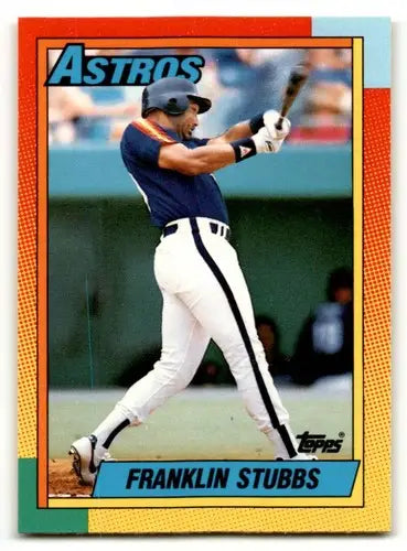 1990 Topps Traded #120T Franklin Stubbs Houston Astros Baseball Card ID:53978 - Baseball Card Single