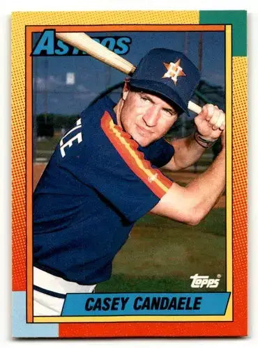 1990 Topps Traded #17T Casey Candaele Houston Astros Baseball Cards ID:53941 - Baseball Card Single