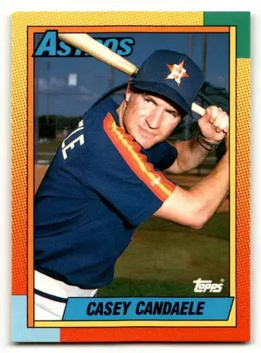 1990 Topps Traded #17T Casey Candaele Houston Astros Baseball Cards ID:53957 - Baseball Card Single