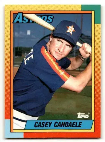 1990 Topps Traded #17T Casey Candaele Houston Astros Baseball Cards ID:53956 - Baseball Card Single
