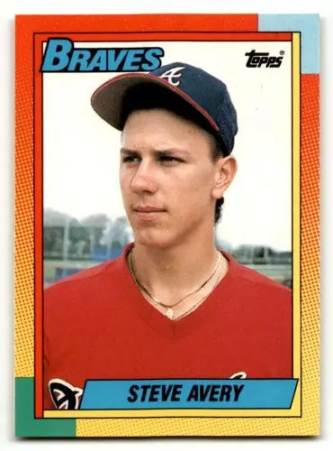 1990 Topps Traded #4T Steve Avery Atlanta Braves Baseball Cards NM N ID:53949 - Baseball Card Single
