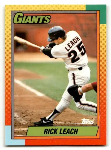 1990 Topps Traded #56T Rick Leach San Francisco Giants Baseball Card ID:53970 - Baseball Card Single