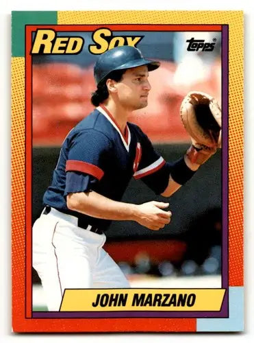 1990 Topps Traded #69T John Marzano Boston Red Sox Baseball Cards NM ID:53977 - Baseball Card Single