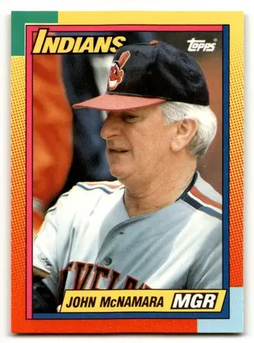 1990 Topps Traded #72T John McNamara Cleveland Indians Baseball Card ID:53965 - Baseball Card Single