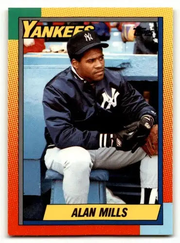 1990 Topps Traded #75T Alan Mills New York Yankees Baseball Cards NM ID:53938 - Baseball Card Single
