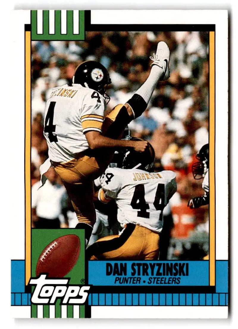 1990 Topps Traded #84T Dan Stryzinski - Football Card Single