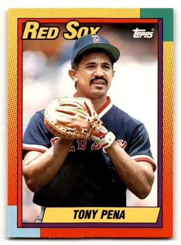 1990 Topps Traded #90T Tony Pena Boston Red Sox Baseball Cards NM Ne ID:53975 - Baseball Card Single