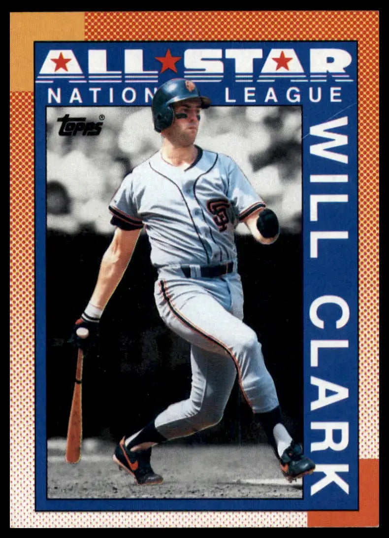 1990 Topps Will Clark 397 San Francisco Giants NM - Baseball Card Single