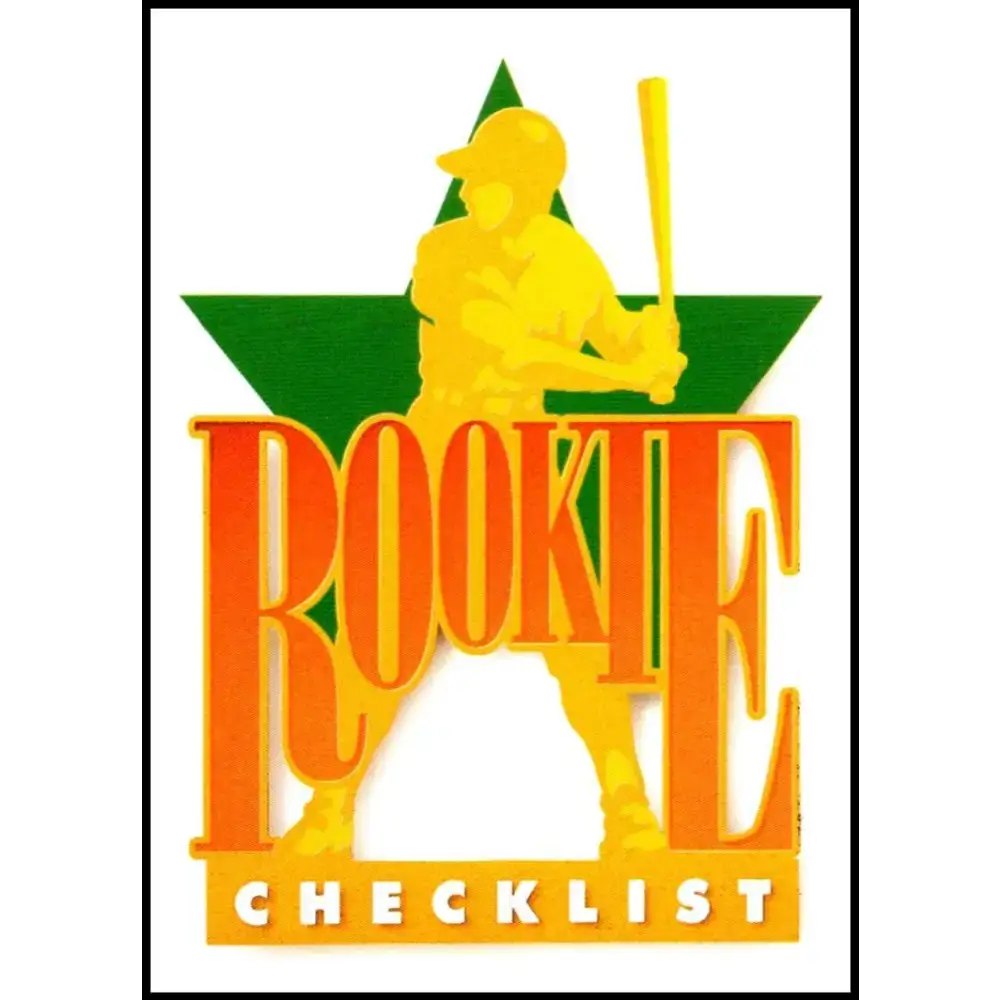 1990 Upper Deck #1 Star Rookie Checklist NM-MT Various Baseball Card - Baseball Card Single