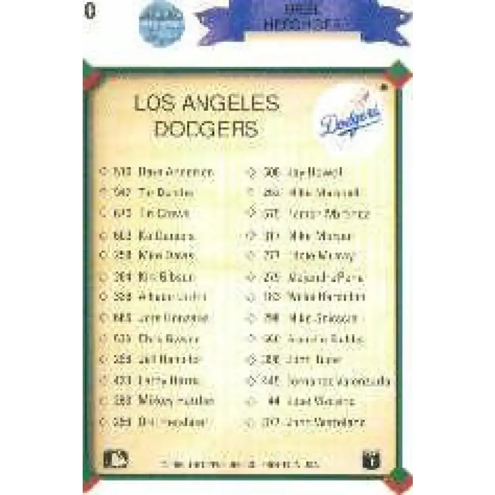 1990 Upper Deck #10 Orel Hershiser TC NM-MT Los Angeles Dodgers Baseball Card - Baseball Card Single
