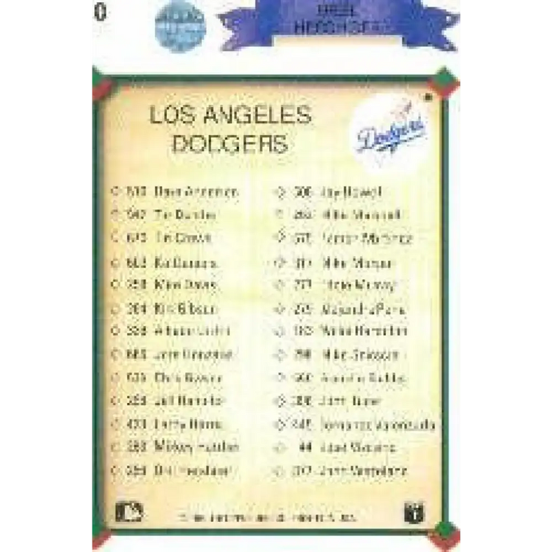 1990 Upper Deck #10 Orel Hershiser TC NM-MT Los Angeles Dodgers Baseball Card - Baseball Card Single