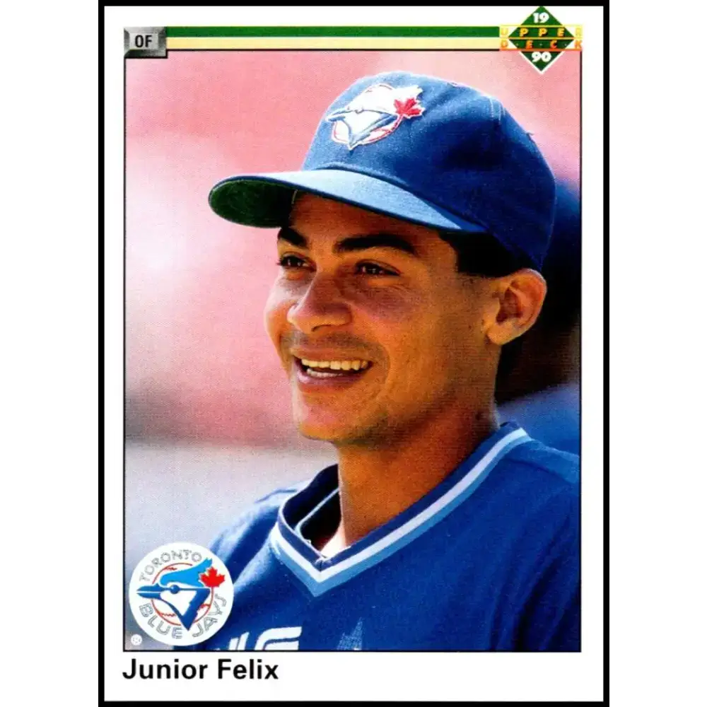 1990 Upper Deck #106 Junior Felix NM-MT Toronto Blue Jays Baseball Card - Baseball Card Single