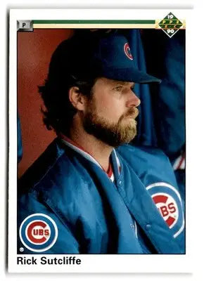 1990 Upper Deck #109b Rick Sutcliffe - Baseball Card Single