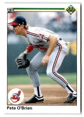 1990 Upper Deck #110a Pete O’Brien - Baseball Card Single