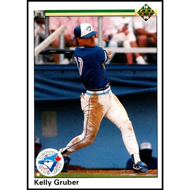 1990 Upper Deck #111 Kelly Gruber NM-MT Toronto Blue Jays Baseball Card - Baseball Card Single