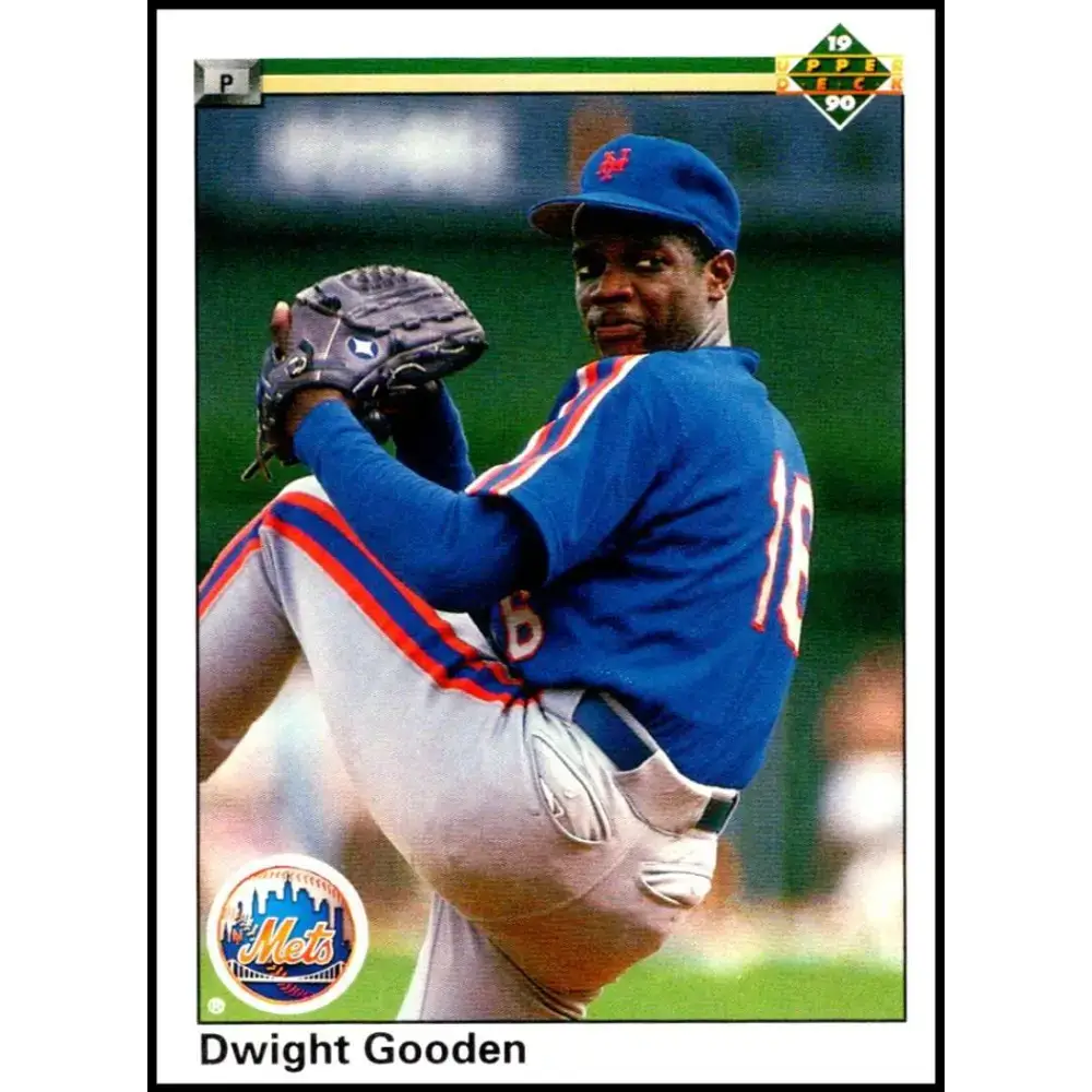 1990 Upper Deck #114 Dwight Gooden NM-MT New York Mets Baseball Card - Baseball Card Single