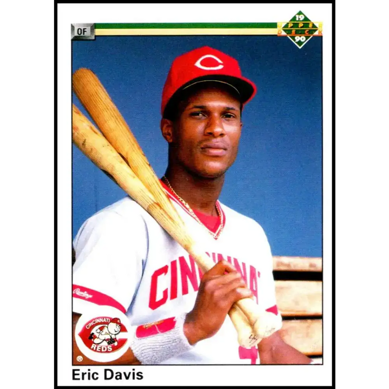 1990 Upper Deck #116 Eric Davis NM-MT Cincinnati Reds Baseball Card - Baseball Card Single