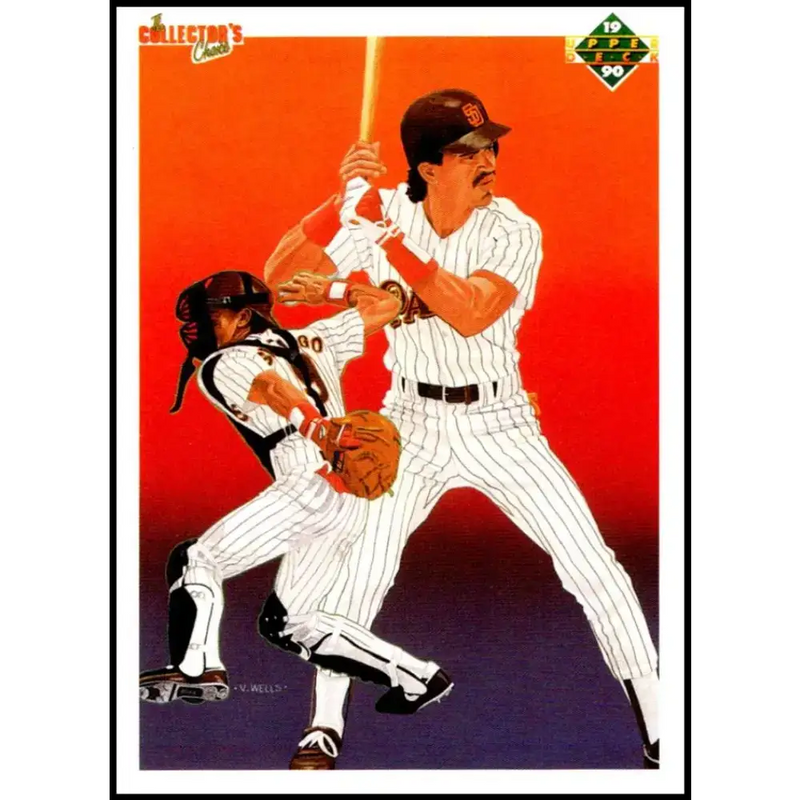 1990 Upper Deck #12 Benito Santiago TC NM-MT San Diego Padres Baseball Card - Baseball Card Single