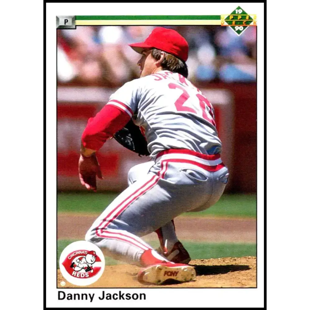1990 Upper Deck #120 Danny Jackson NM-MT Cincinnati Reds Baseball Card - Baseball Card Single