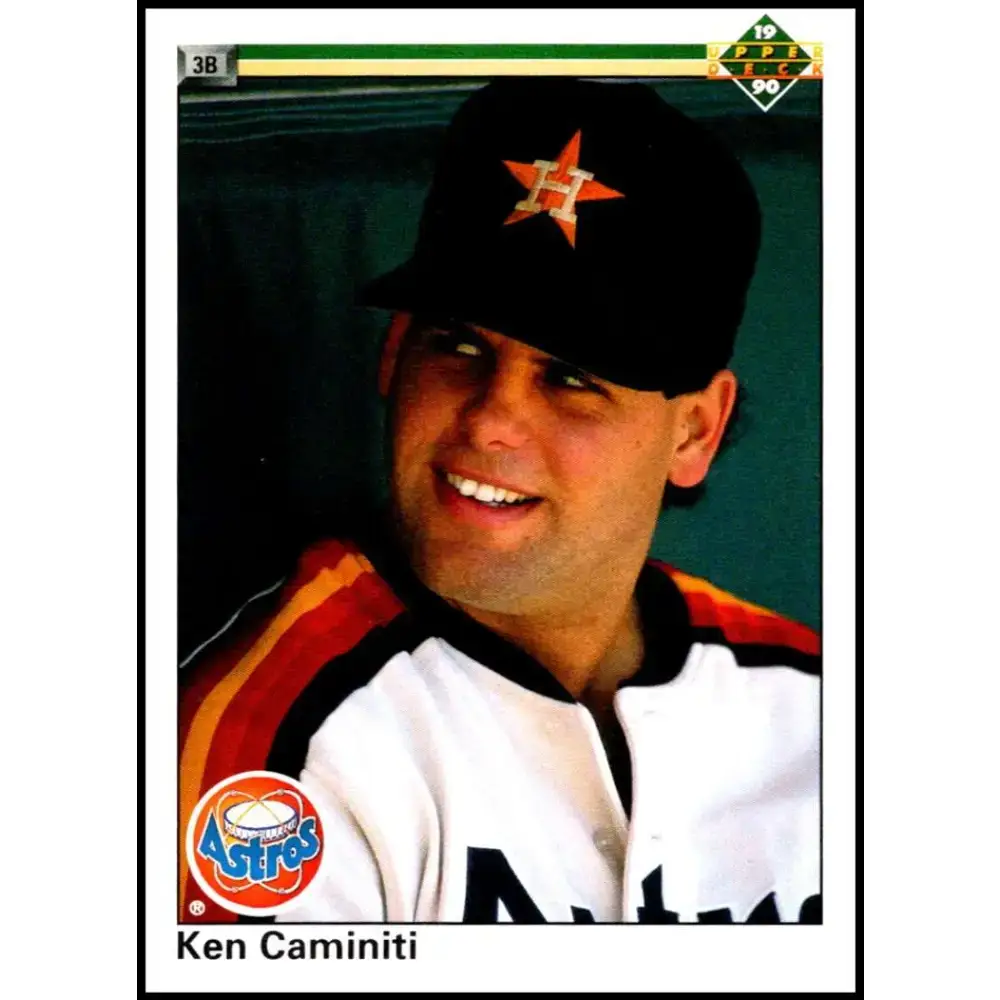 1990 Upper Deck #122 Ken Caminiti NM-MT Houston Astros Baseball Card - Baseball Card Single
