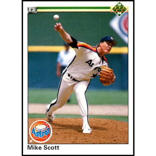 1990 Upper Deck #125 Mike Scott NM-MT Houston Astros Baseball Card - Baseball Card Single