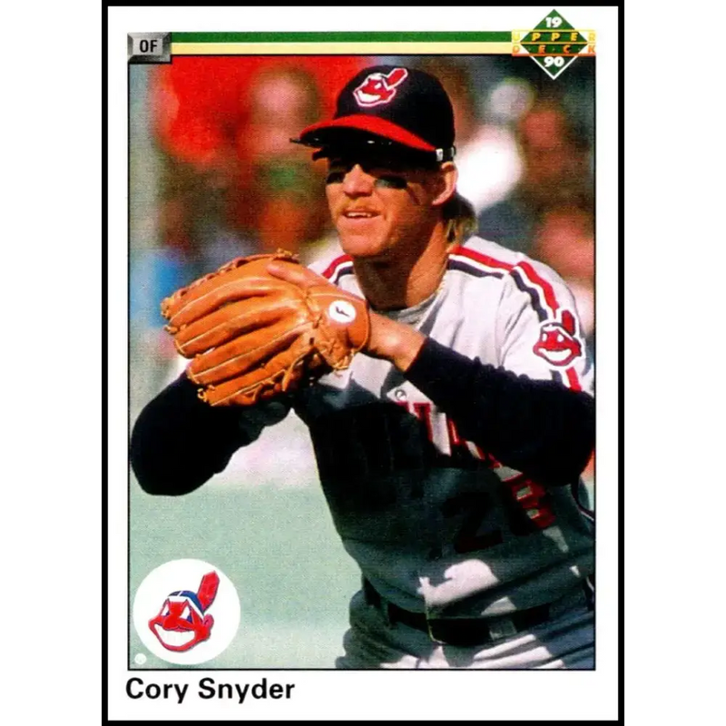 1990 Upper Deck #126 Cory Snyder NM-MT Cleveland Indians Baseball Card - Baseball Card Single