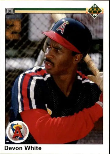 1990 Upper Deck #129 Devon White NM-MT Angels ID:73537 - Baseball Card Single