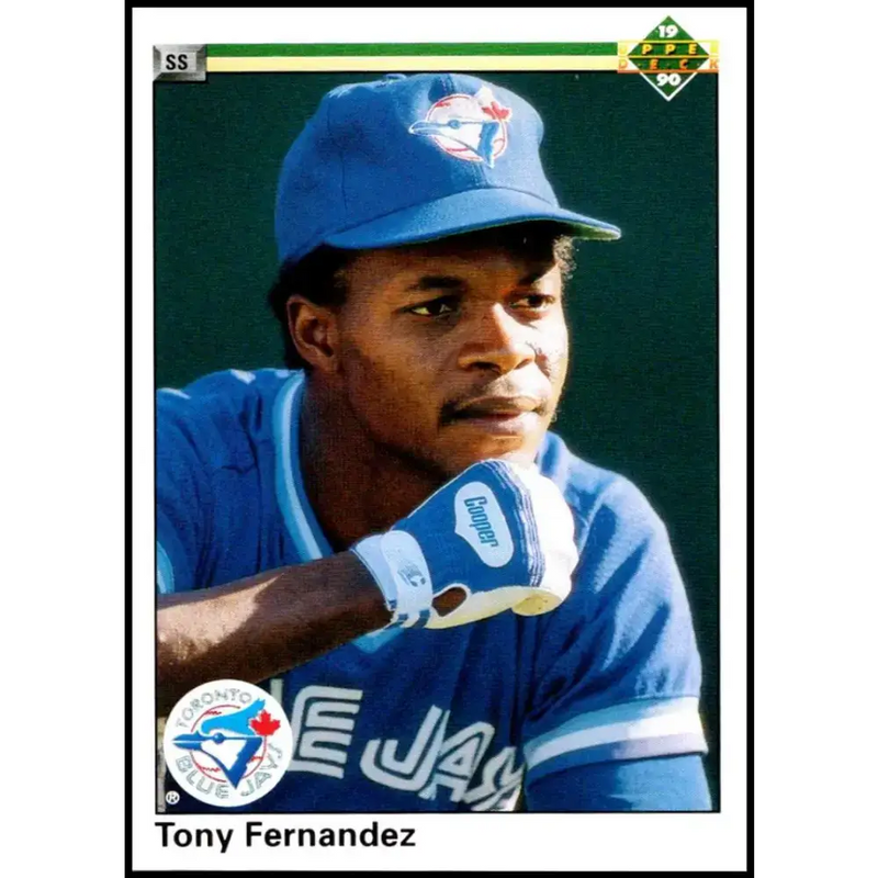 1990 Upper Deck #130 Tony Fernandez NM-MT Toronto Blue Jays Baseball Card - Baseball Card Single