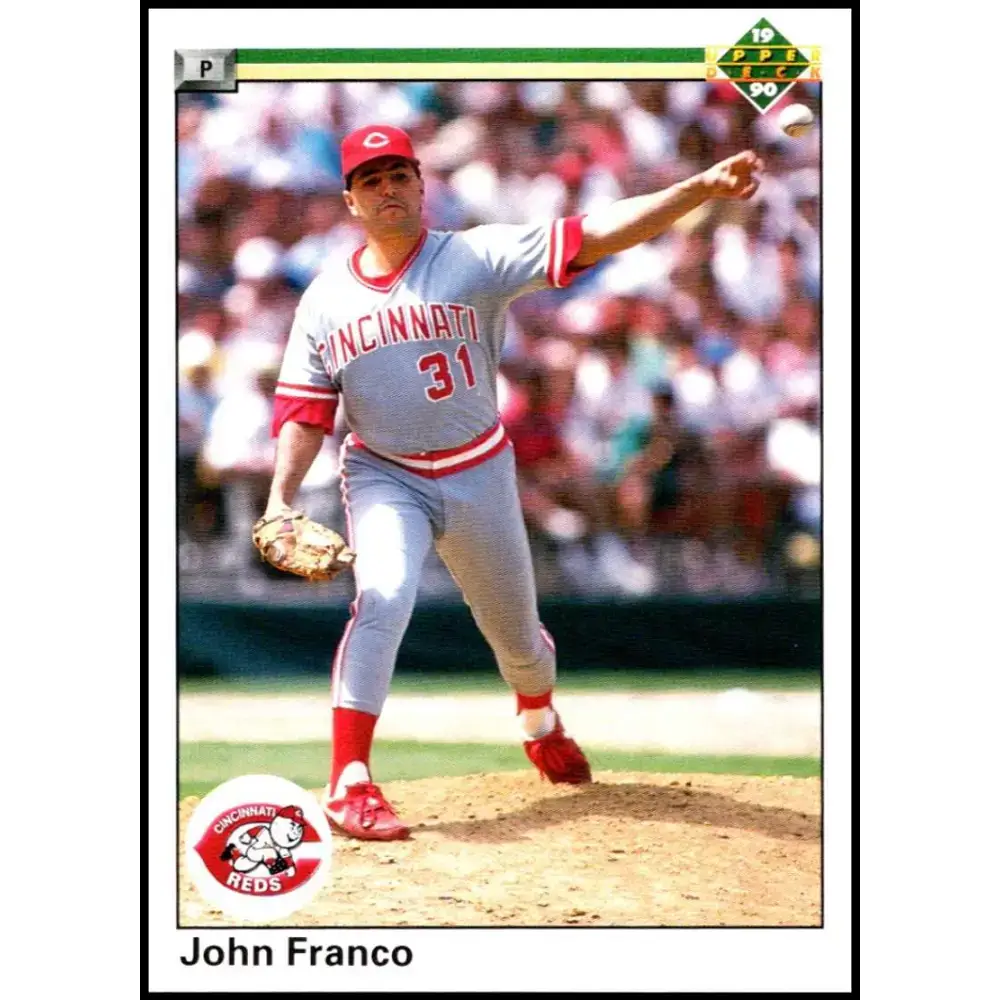 1990 Upper Deck #139 John Franco NM-MT Cincinnati Reds Baseball Card - Baseball Card Single