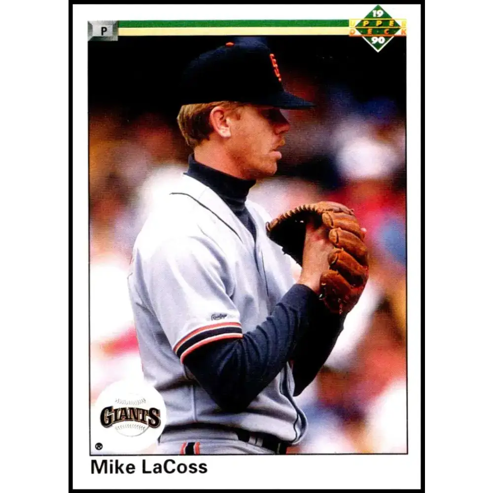 1990 Upper Deck #140 Mike LaCoss NM-MT San Francisco Giants Baseball Card - Baseball Card Single