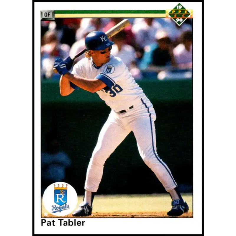 1990 Upper Deck #142 Pat Tabler NM-MT Kansas City Royals Baseball Card - Baseball Card Single