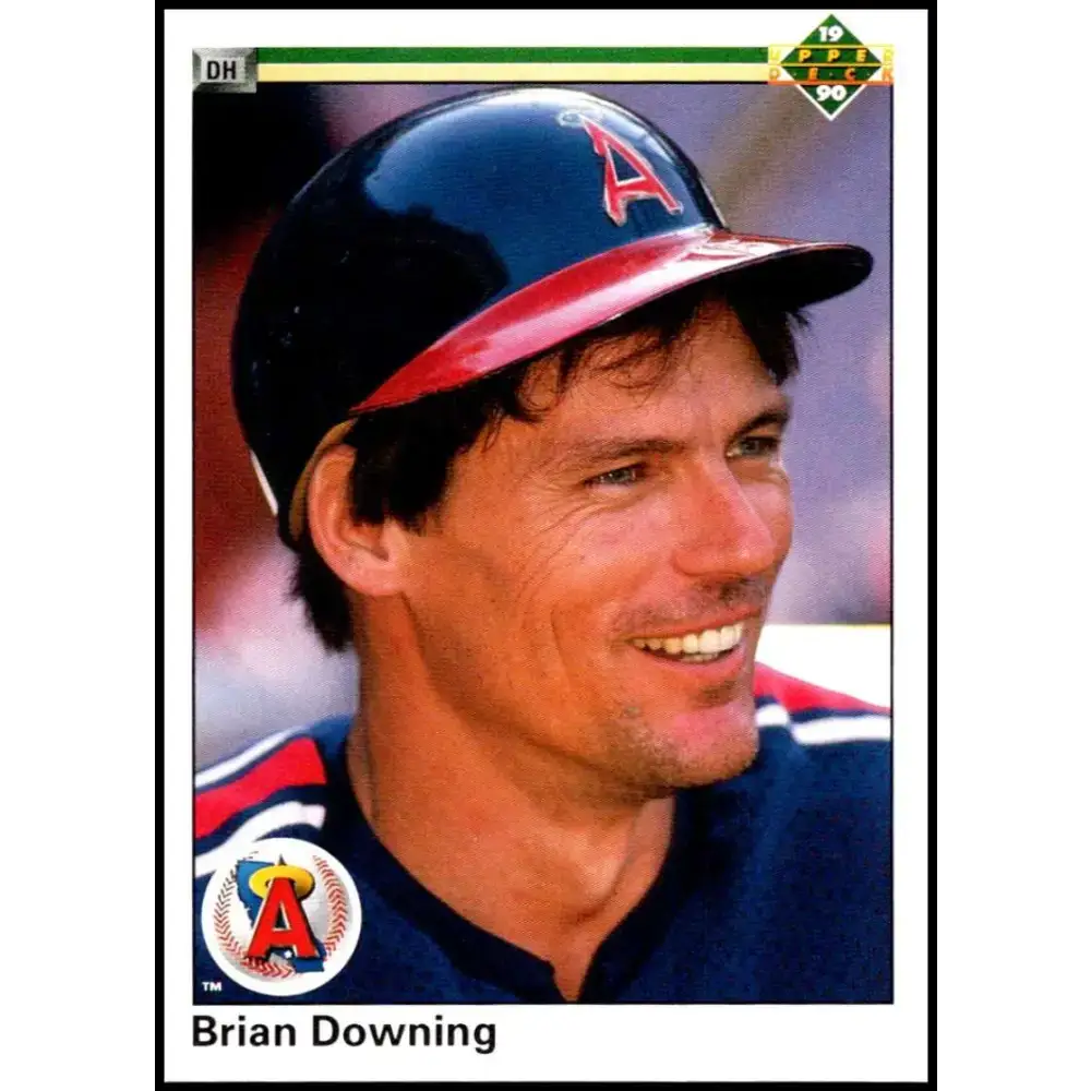 1990 Upper Deck #146 Brian Downing NM-MT California Angels Baseball Card - Baseball Card Single