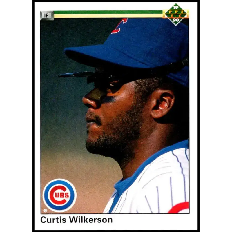 1990 Upper Deck #147 Curtis Wilkerson NM-MT Chicago Cubs Baseball Card - Baseball Card Single