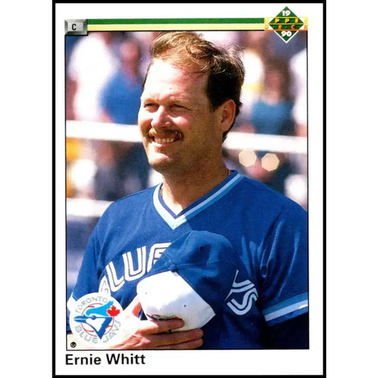 1990 Upper Deck #148 Ernie Whitt NM-MT Toronto Blue Jays Baseball Card - Baseball Card Single